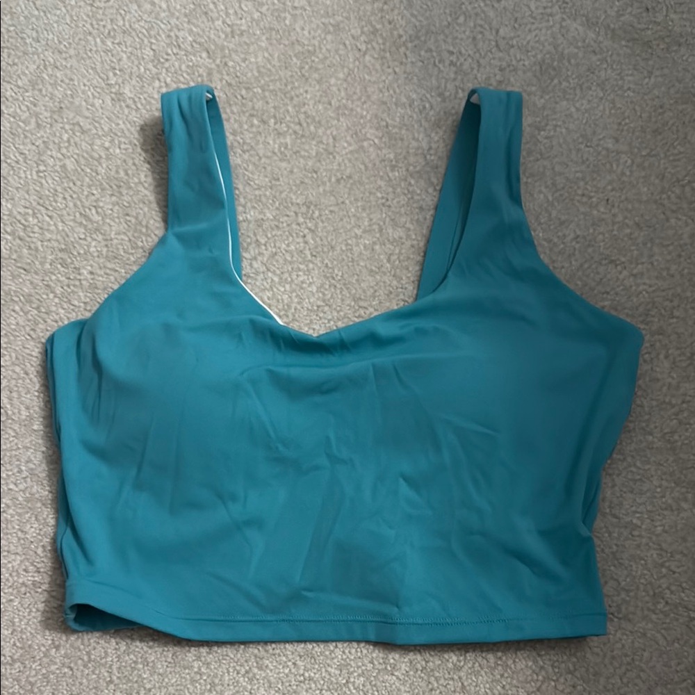 Girls Night Out Teal Sports Bra